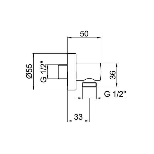 Шланговое соединение Webert  AC0344560 черный 