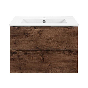 Тумба  подвесная Vincea Mia Slim VMC-2MC600S1RW 60 см  2 ящика цвет R.Wood 