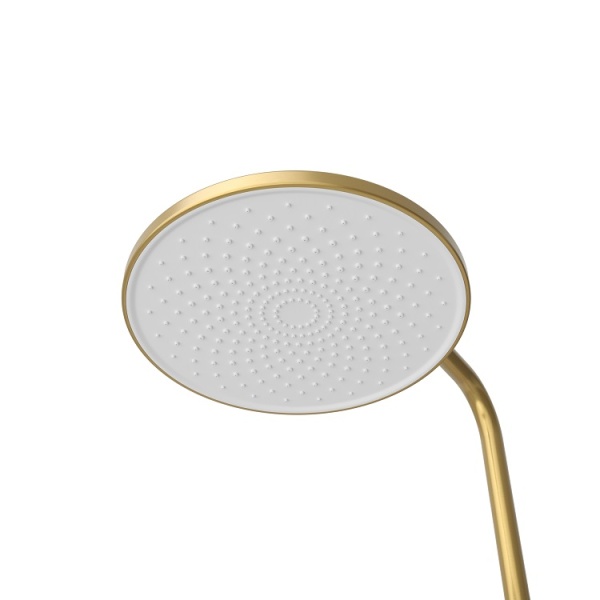 Душевая система со смесителем Cezares Stylus STYLUS-CD-BORO монтаж настенная без термостата брашированное золото