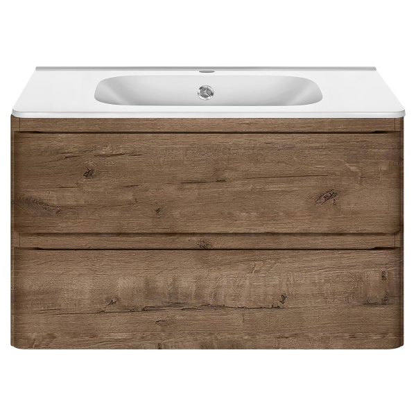 Тумба  подвесная Vincea Vico VMC-2V800VO 80 см  2 ящика цвет V.Oak 