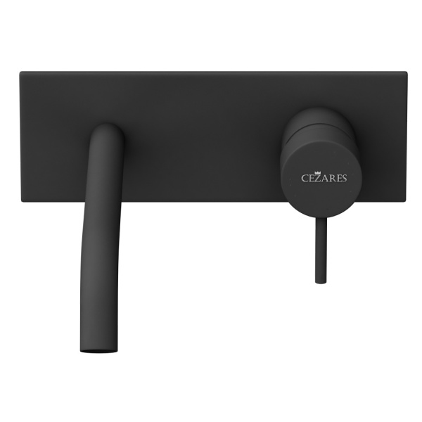 Смеситель для раковины Cezares Leaf LEAF-BLI1-20-L-NOP черный матовый