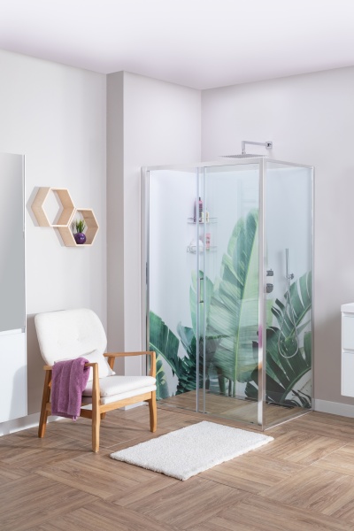 Душевой угол Aquanet Alfa 168417 прямоугольная  стекла , профиль 