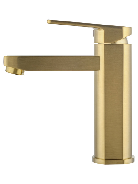 Смеситель для раковины Wonzon&amp;Woghand Frame WW-88139010-BG брашированное золото