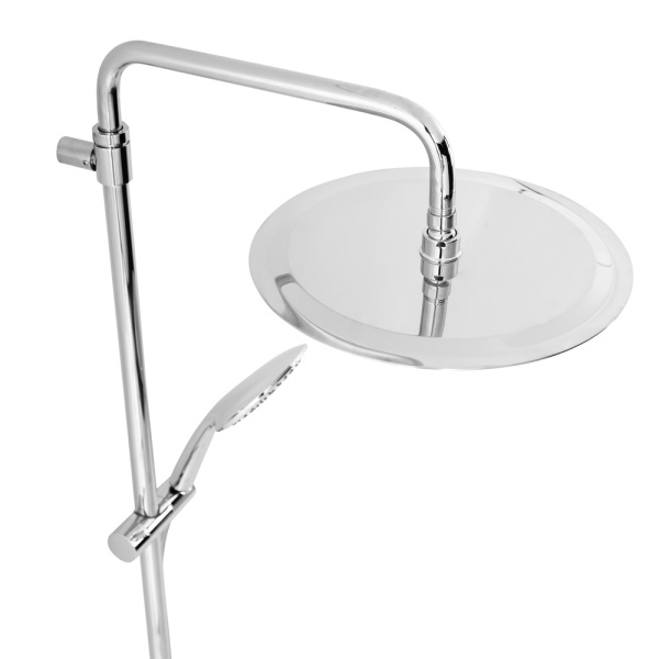 Душевая система со смесителем Cezares Leaf LEAF-CVDA-30-01 монтаж настенная без термостата хром