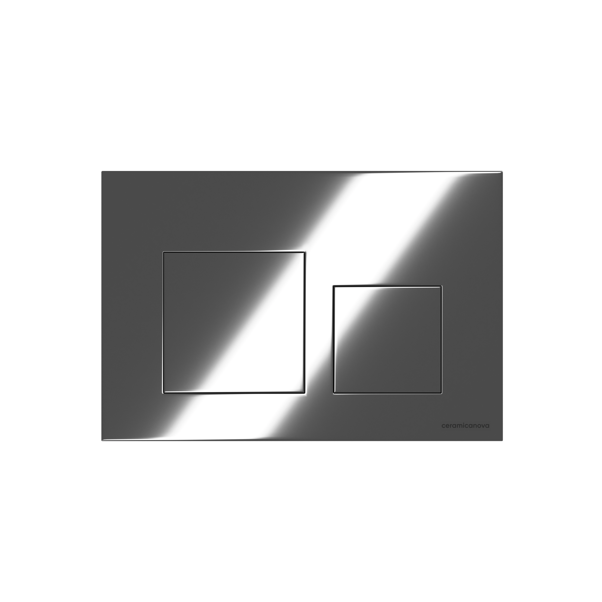 Кнопка смыва Ceramica Nova Square CN12-002CH цвет хром