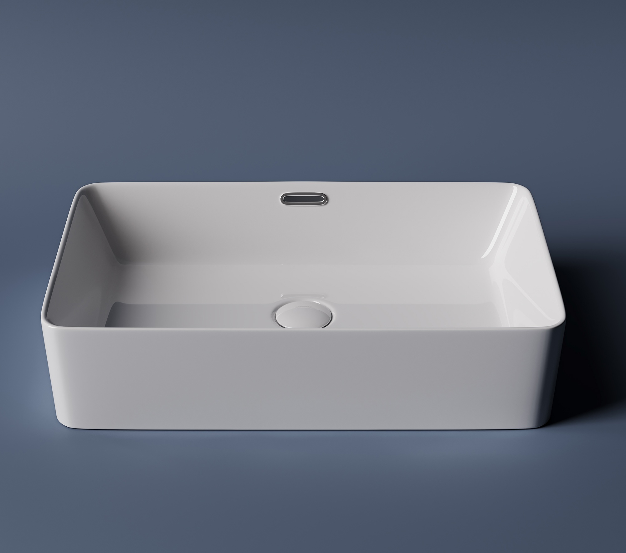 Раковина накладная прямоугольная Ceramica Nova Element CN5025 фарфор цвет белый