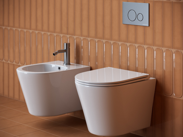 Биде подвесное Ceramica Nova Forma CN3012 фарфор, цвет белый