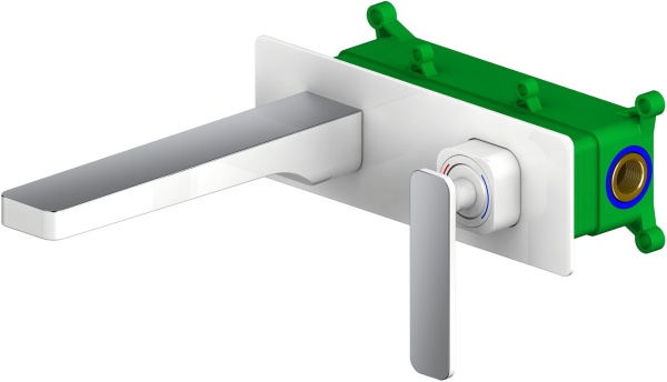 Смеситель для раковины Timo Torne 4371/00-16SM белый/хром