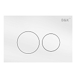 Кнопка смыва механическая D&amp;K Bayern DB1529016.2 цвет белый