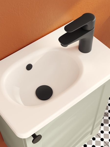 Смеситель для раковины VitrA Root Round A4270636EXP матовый черный