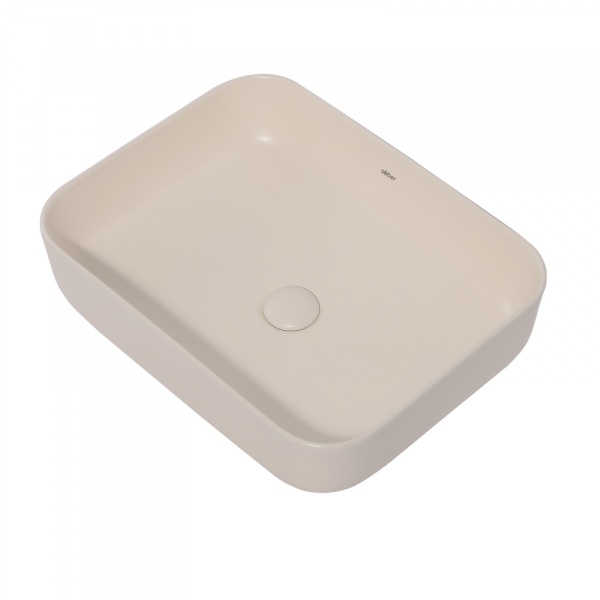 Раковина  прямоугольная Abber Rechteck AC2202MBE фаянс цвет светло-бежевый матовый