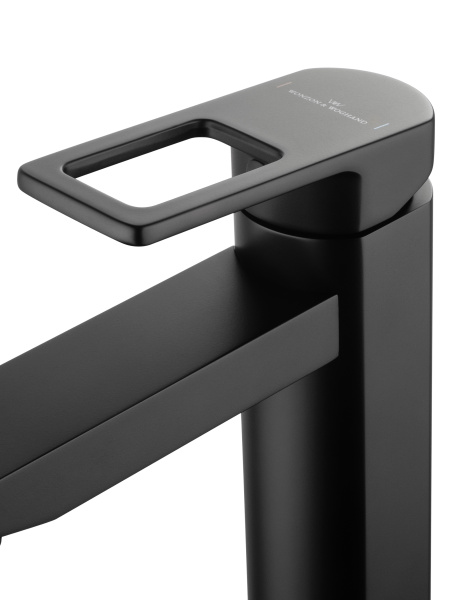 Смеситель для раковины Wonzon &amp; Woghand Frame WW-88139010-MB черный матовый