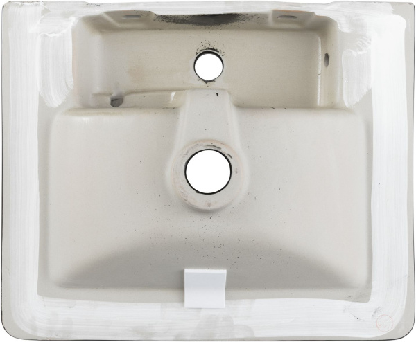 Раковина мебельная квадратная  Aquanet Ирис 00329246 керамика цвет черный матовый