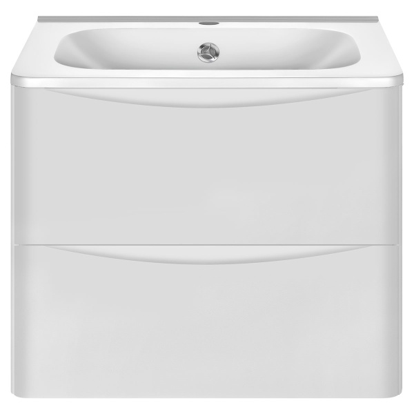 Тумба  подвесная Vincea Paola VMC-2P600GW 60 см  2 ящика цвет G.White 