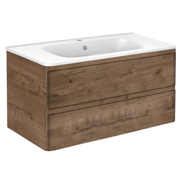 Тумба  подвесная Vincea Vico VMC-2V100VO 100 см  2 ящика цвет V.Oak 