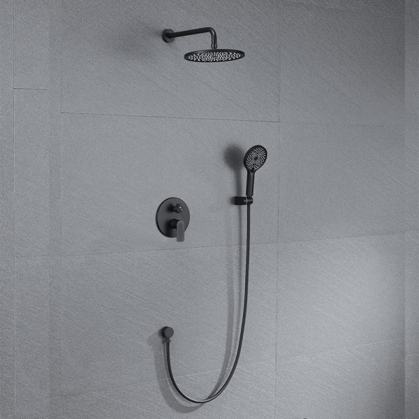 Встроенная душевая система Black&White UK8311B