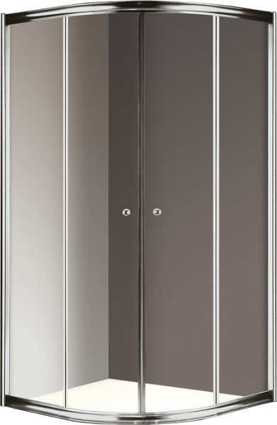 Душевой угол Cezares Giubileo GIUBILEO-R-2-90-SCORREVOLE-C-Cr четверть круга  стекла прозрачные, профиль хром