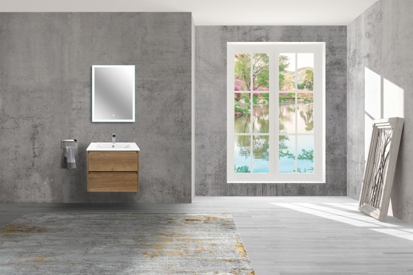 Тумба  подвесная Vincea Gio VMC-2G600TO 60 см  2 ящика цвет T.Oak 