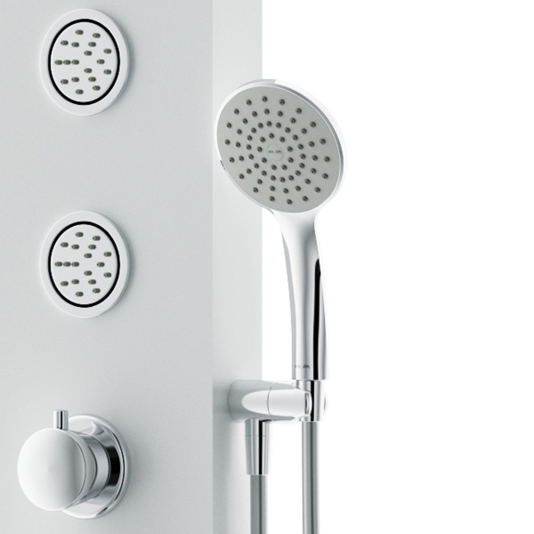 Душевая система со смесителем Am.Pm Joy W85P-2-136AW монтаж настенная без термостата белый