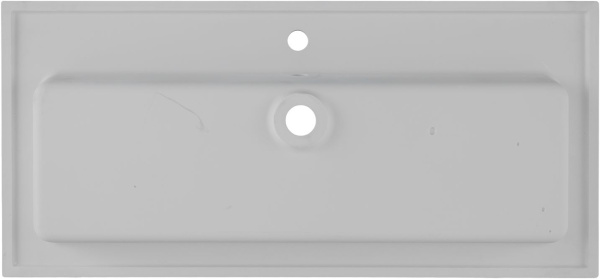 Раковина мебельная прямоугольная Aquanet Текла 00328016 литьевой мрамор цвет белый