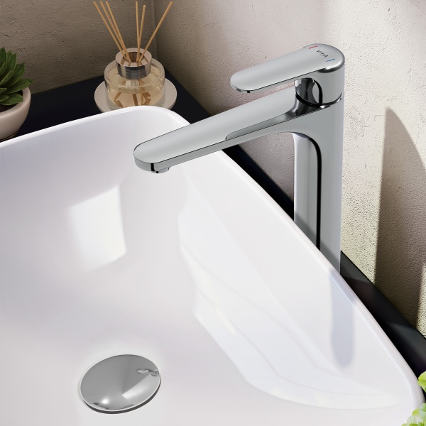 Смеситель для раковины VitrA Root Round A42707EXP хром