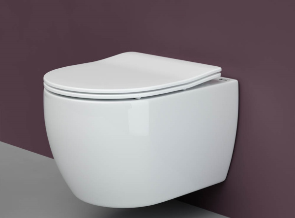 Комплект инсталляции с подвесным унитазом Ceramica Nova Play CN3001_1002B_1000 крышка-сиденье в комплекте с микролифтом быстросъемное, клавиша смыва в комплекте черная матовая