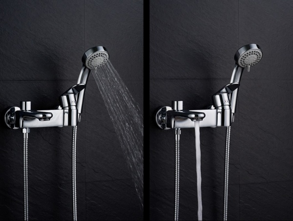 Смеситель для ванны или душа D&K Rhein DA1313201 настенный 
без термостата хром