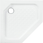 Душевой поддон низкий Cezares Tray TRAY-A-P-90-15-W0 пятиугольный акрил 90x90 белый