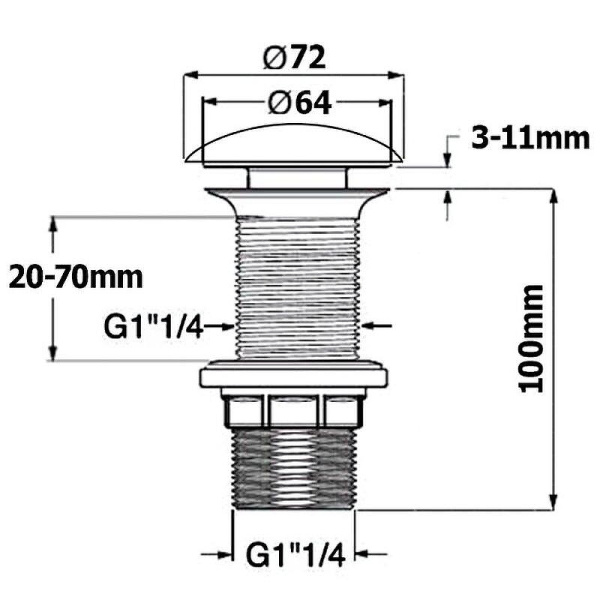 Донный клапан без перелива Allen Brau Fantasy 5.11001.PT пластик/керамика зеленый матовый