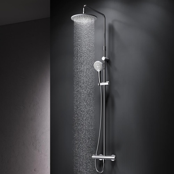 Душевая система со смесителем Am.Pm Gem F0790420 монтаж настенная с термостатом хром