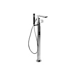 Смеситель для ванны Bravat Phillis F656101C-B3-ENG напольный 
без термостата хром