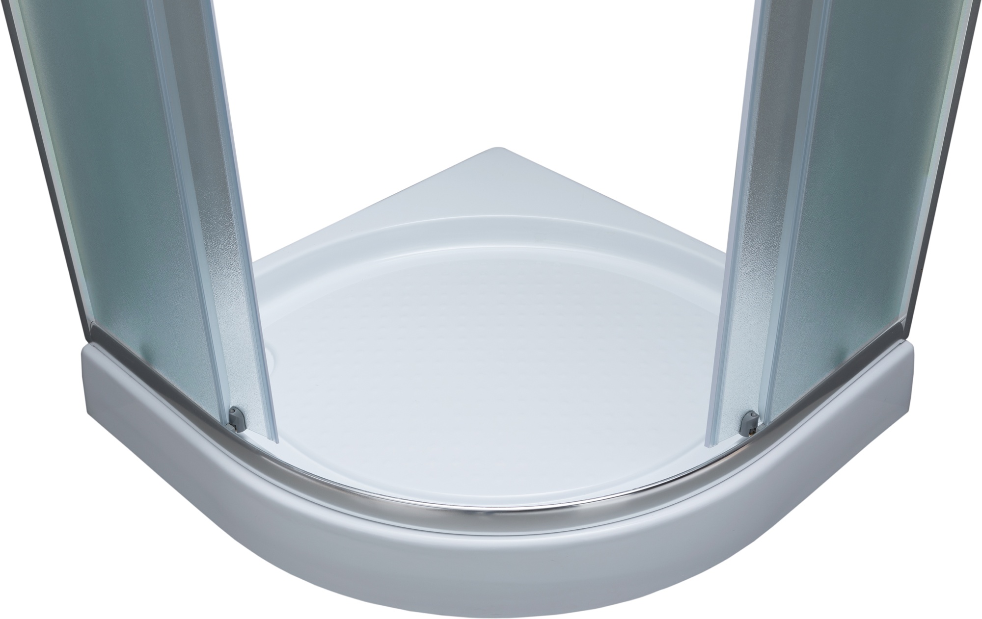 Душевой угол Aquanet  SE-900Q четверть круга  стекла матовые рифленые, профиль хром