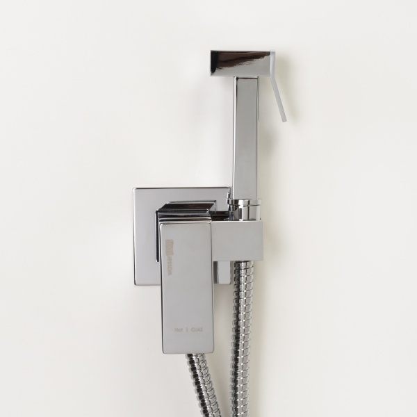 Гигиенический душ Wasserkraft  A71138 встраиваемый в стену хром