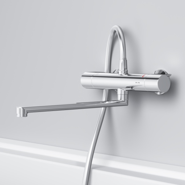 Смеситель для ванны или душа Am.Pm X-Joy F85A50900 настенный 
с термостатом хром