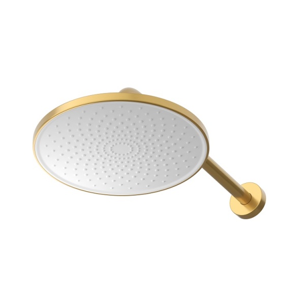 Душевая система со смесителем Cezares Stylus STYLUS-DSET-BORO монтаж встраиваемая в стену без термостата брашированное золото