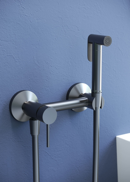 Гигиенический душ RGW Shower Panels 581408215-11 настенный серый Brush