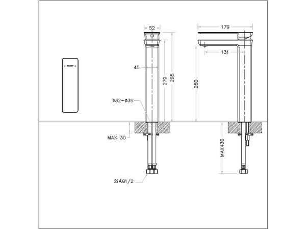 Смеситель для раковины Bravat Phillis F156101C-A-ENG хром