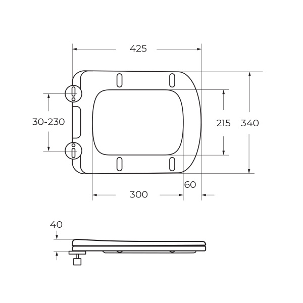 Крышка-сиденье BelBagno Veneto BB132SC цвет белый