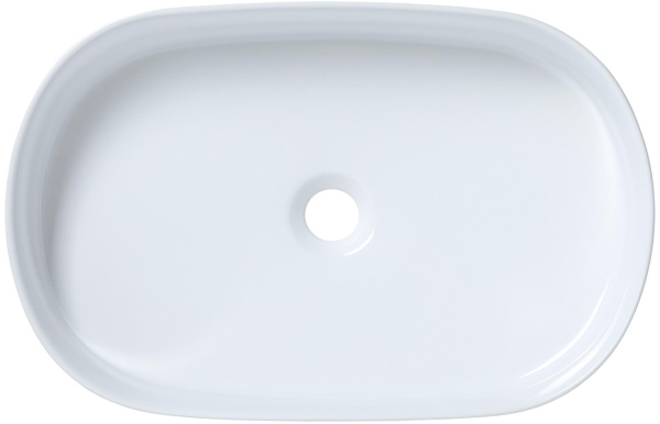 Раковина накладная овальная Allen Brau Fantasy 4.11022.20 керамика цвет белый