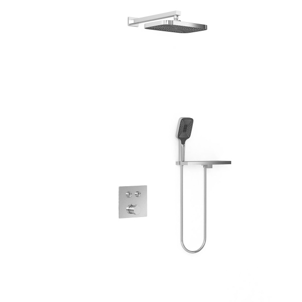 Душевая система со смесителем Vincea  VSFW-4211RCH монтаж встраиваемая в стену без термостата хром