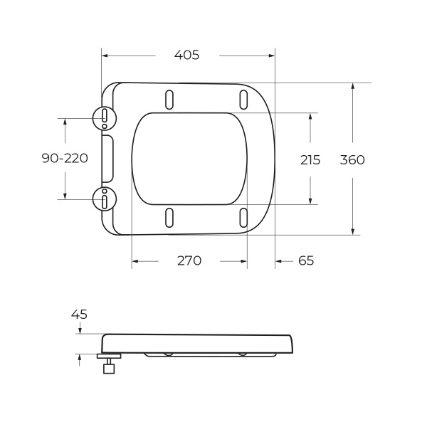 Крышка-сиденье BelBagno Aurora BB8604SC цвет белый