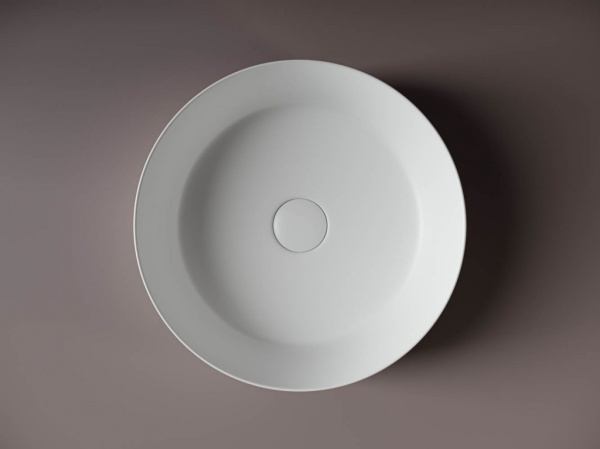 Раковина накладная круглая Ceramica Nova Element CN6022MW фарфор цвет белый матовый