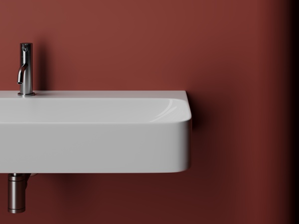 Раковина подвесная прямоугольная Ceramica Nova Aura CN2007 фарфор цвет белый