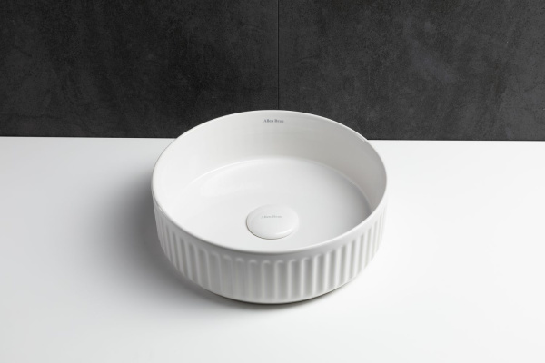 Раковина накладная круглая Allen Brau Fantasy 4.11032.20 керамика цвет белый