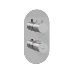 Смеситель для душа на 3 выхода Ravak Espirit X070209 встраиваемый в стену 
с термостатом хром