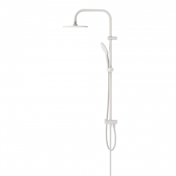 Душевая система без смесителя Damixa Jupiter 977000200 монтаж настенная без термостата белый