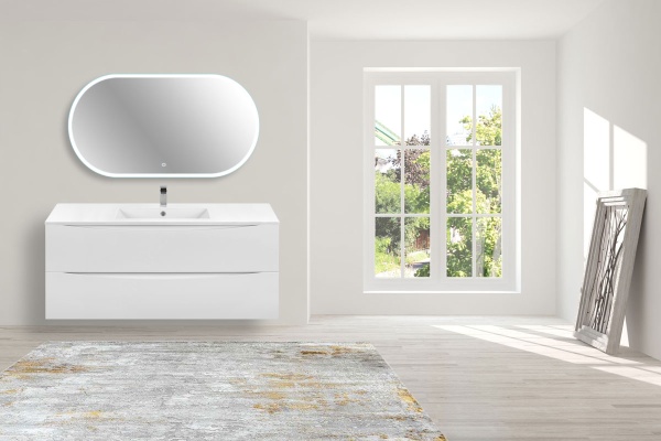 Тумба  подвесная Vincea Mia VMC-2MC120GW 120 см  2 ящика цвет G.White 