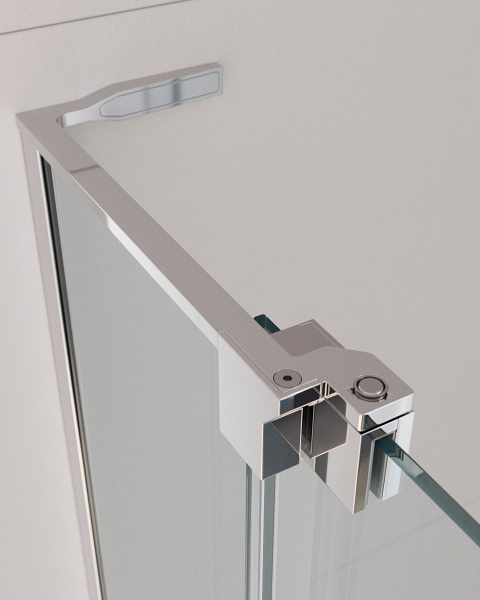 Душевая дверь распашная Cezares Slider SLIDER-B-1-90/100-C-Cr 90-100 см стекла прозрачные профиль хром