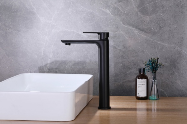 Смеситель для раковины Abber Weiss Insel AF8011B черный матовый