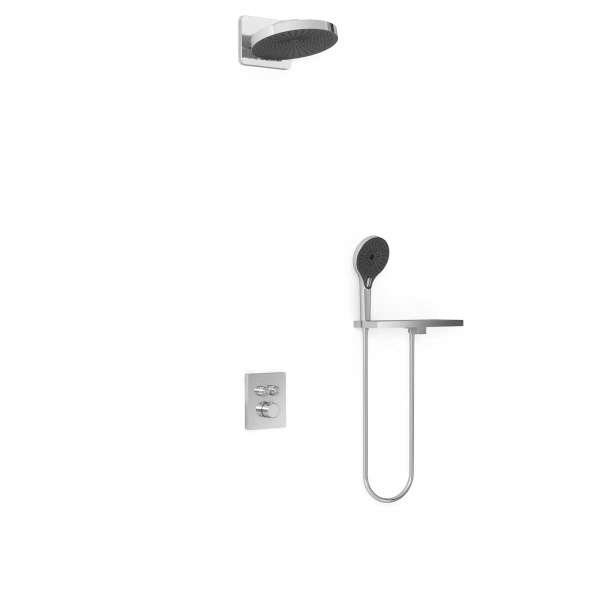 Душевая система со смесителем Vincea Inspire VSFW-3I21MT1RCH монтаж встраиваемая в стену с термостатом хром